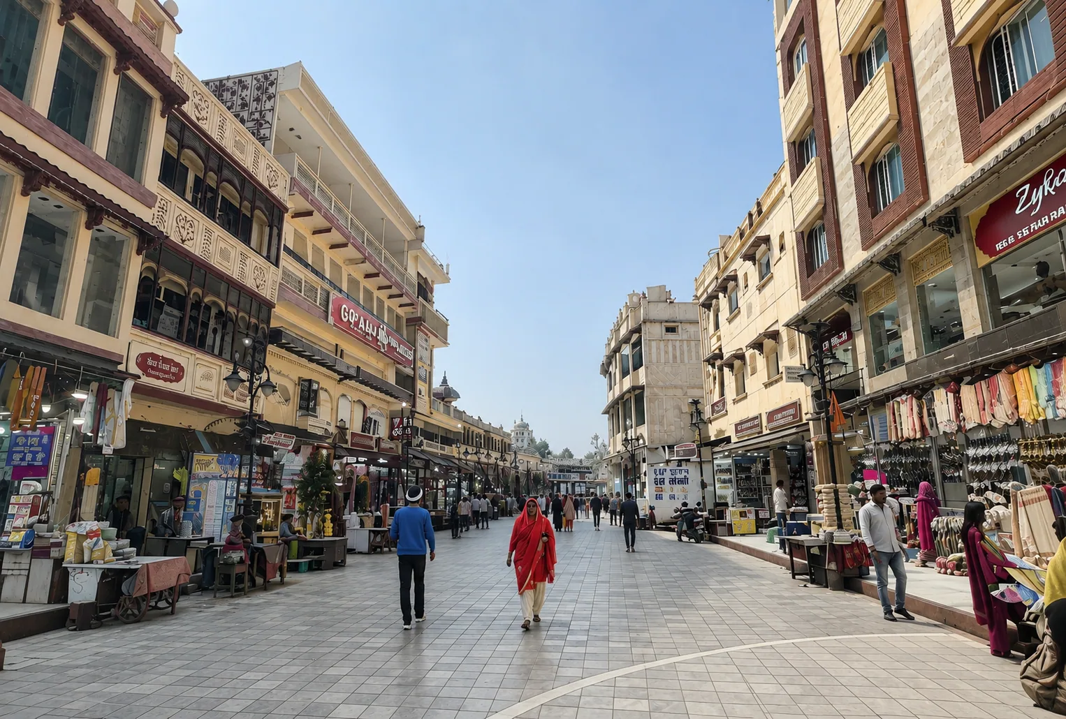Amritsar street view during Himanshu Rastogi's trip