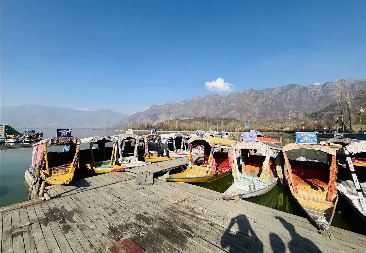 Dal Lake in Srinagar during Himanshu Rastogi's Kashmir trip